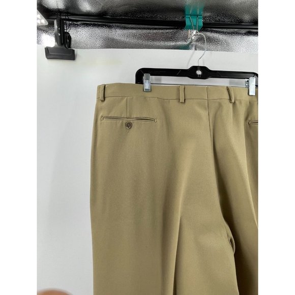 Givenchy Monsieur Men's Beige Pleated Dress Suit Pants Size 46R - Picture 5 of 13